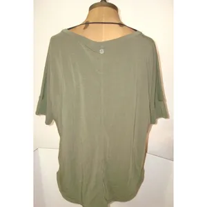 NWT Womens PrAna Yoga Pilates Climb Top New Rogue S Cargo Green Wicking SS Nice thumbnail 5