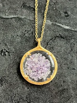Catherine Weitzman birthday shaker necklace Gold thumbnail 6