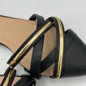 Cato Black Low Heels Shoes Slip on Size 10 Pointed‎ toes b38 thumbnail 5