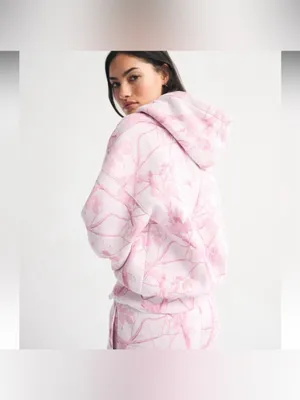 Abercrombie & Fitch Sunday Hoodie - Pink Camo thumbnail 4
