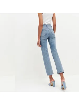 Reformation Cynthia Stretch High Rise Straight Jeans in Manitoba size 29 thumbnail 2