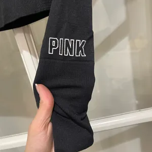 PINK Victoria's Secret Black Crop Top thumbnail 2