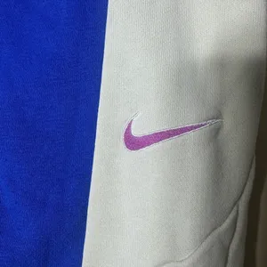 Nike Women’s Sports Joggers‎ Pants Size Large Blue And White Pink Swoosh thumbnail 3