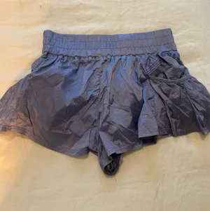 Free People Get Your Flirt Shorts Blue thumbnail 2
