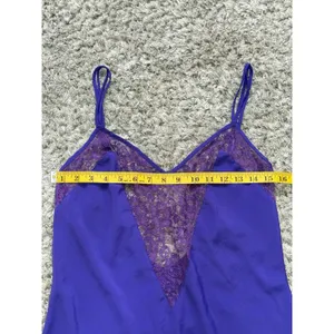 Victorias Secret Y2K Purple Fairy Lace Slip Dress Women’s Size M Gold Tag VTG thumbnail 6