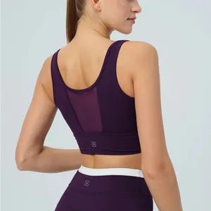 Berlook Activewear Purple Mesh Cross thumbnail 6