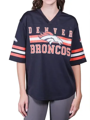 NFL Ultra Game Soft Mesh Vintage Gameday Shirt Navy Large NWT IN PACKAGE thumbnail 1
