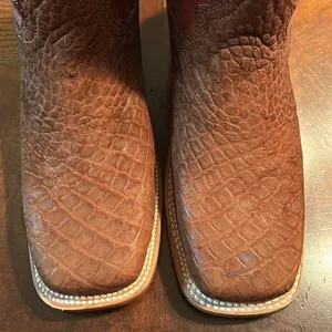 Corral Brown/Red Cowboy Leather Pull on Boots(Size 8.5) thumbnail 3