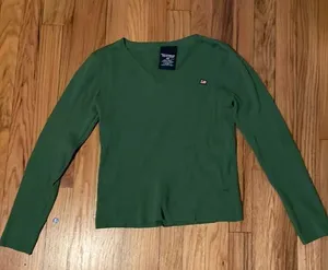 Women’s polo Ralph Lauren sweater green size medium, used with lots of life left thumbnail 1