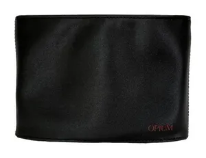 Yves Saint Laurent YSL Opium Black Zip Pouch Cosmetic Bag Clutch Purse thumbnail 1