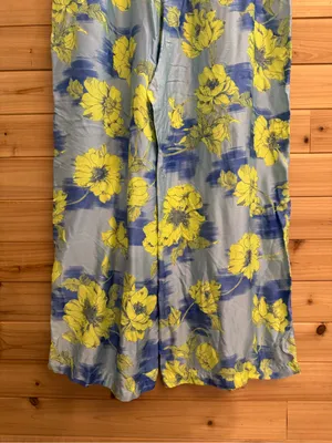 Lyrebird Anthropologist Large Viscose Satin High Rise Wide Leg Pajama Pants thumbnail 6
