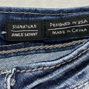 Miss Me Jeans‎ Women's Size 26 signature ankle skinny Denim Embellished Pockets thumbnail 9