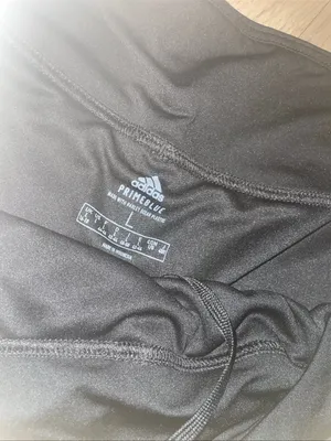 adidas Black Athletic Shorts with Black-and-White Tie-Dye Side Panels thumbnail 2