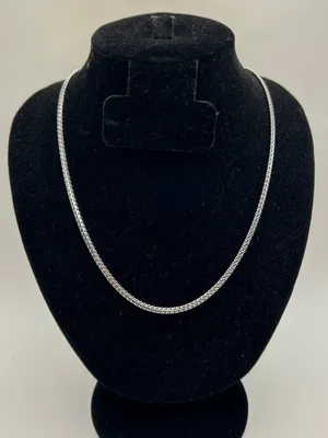 Layering Fishtail Chain Real Silver Stainless Steel Plated 3mm 20in Womens New thumbnail 1