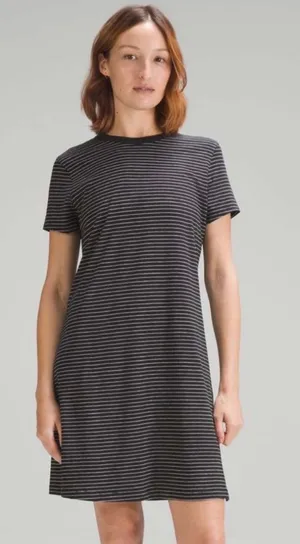 Lululemon Striped Black & White Dress  thumbnail 1