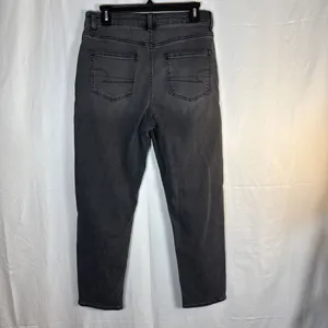 Women’s American Eagle Mom Jean Black Jeans Straight Leg Size 8 Preowned thumbnail 7