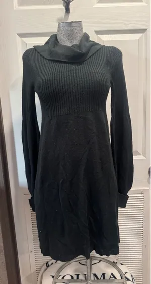 Rubbish black knit Fashion sweater dress, Size M thumbnail 1