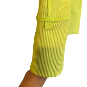 Lululemon Power Pivot Tank Top Ribbed Electric Lemon thumbnail 5