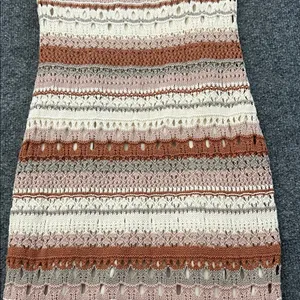 Boho Knit Midi Dress /Fall‎ Crochet Style Perfect for Thanksgiving Gatherings 🍂 thumbnail 13