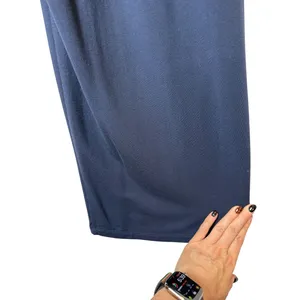 Quince French Terry Modal Wide Leg Pants Women Medium Navy Lounge Athleisure thumbnail 7