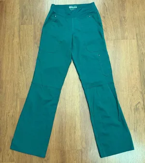 Purple Label by Healing Hands Yoga Scrub Pants Hunter Green XXS thumbnail 3