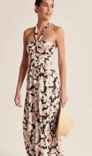 Abercrombie Floral Halter Dress thumbnail 1