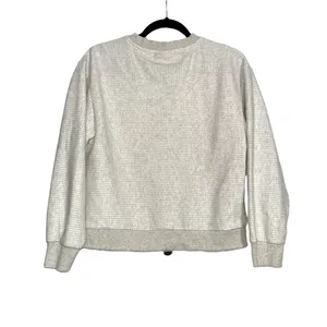 Varley Arleta Crew Neck Long Sleeve Pullover Sweater XS in Ivory Cloud thumbnail 3