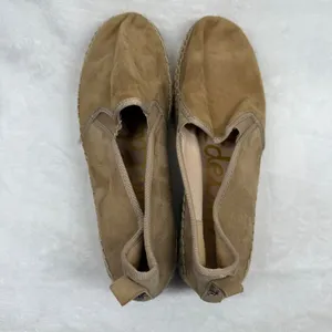 Sam Edelman Khloe Tan Suede Espadrille‎ Platform Slip On Flats 10M thumbnail 6