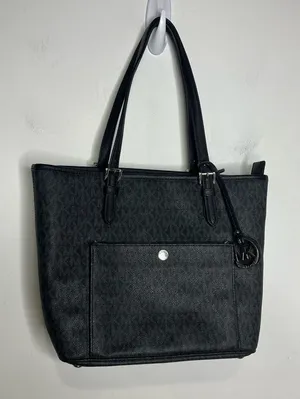 Michael Kors‎ medium size shoulder bag black gray thumbnail 1