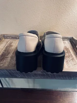 NWT! Wild Fable Women’s Slip-On Loafer Platform Leather Memory Foam Insole Sz 6 thumbnail 4