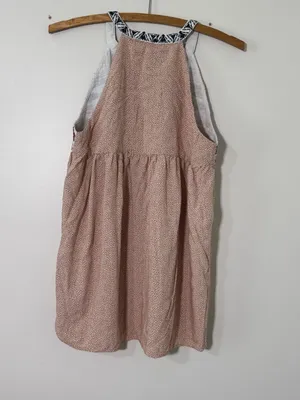 THML Floral Print Halter Dress with Embroidered Neckline, Size XS thumbnail 4