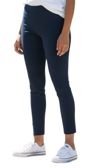 Quince Dark Navy Blue Casual Minimalist Athleisure Ankle Legging Pants Size XS thumbnail 1