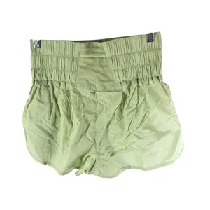 Free People Movement Way Home Shorts High Rise Running Whipped Lime Green L thumbnail 3