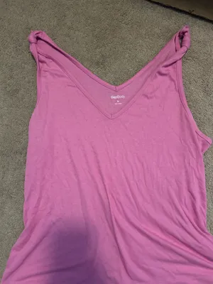 GAP Pink Two-Piece Tank Top and Shorts Pajama Set thumbnail 3