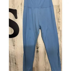 Blue work out leggings Blue thumbnail 3