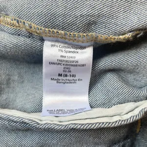 Free Assembly Womens Cropped Denim Jacket Medium Wash Blue Size M thumbnail 7