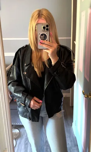 Missguided Faux Leather Jacket thumbnail 1