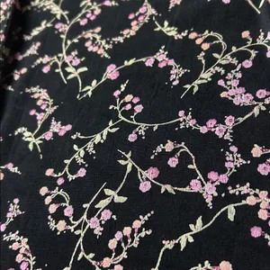 Coldwater Creek Floral Black and Pink Top Size XL thumbnail 7