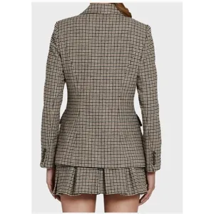 Amanda Uprichard Aldridge Houndstooth Blazer Size Medium‎ thumbnail 6