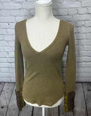 We the free free people art cuff top size xs thumbnail 1