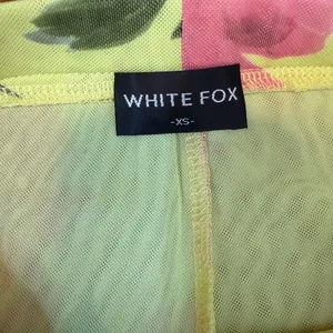 White Fox Boutique Yellow Straight-Leg Pants with Pink Floral Print thumbnail 5