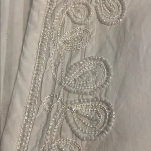 Lilly Pulitzer White Embroidered Tunic size L BNWOT length 31” bust 40” thumbnail 8