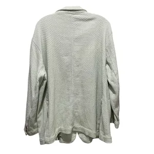 Free People Woven Textured Button Front Jacket Light Green Womens Size Medium thumbnail 5