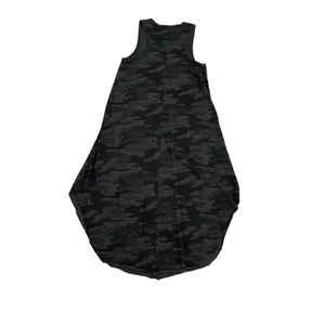 Z Supply Womens Camo Maxi Dress V-Neck Sleeveless M gray thumbnail 2