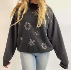 Hand Bedazzled Reworked Crewneck thumbnail 2