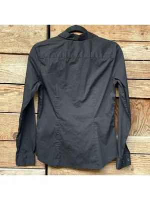 H&M Button-Up Shirt | Black, 8 thumbnail 3