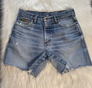 Wrangler Vintage Light Wash High Rise Denim Cut Offs thumbnail 1