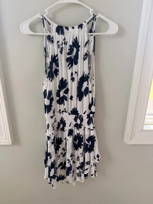 navy and white mini dress Blue Size M thumbnail 2