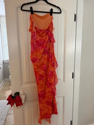 Maxi dress Orange Size XS thumbnail 3