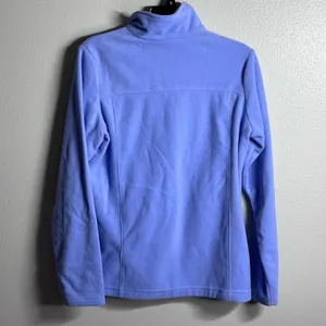 Columbia Women Blue Fleece Zip‎ Up Sweater Jacket Size M. thumbnail 5